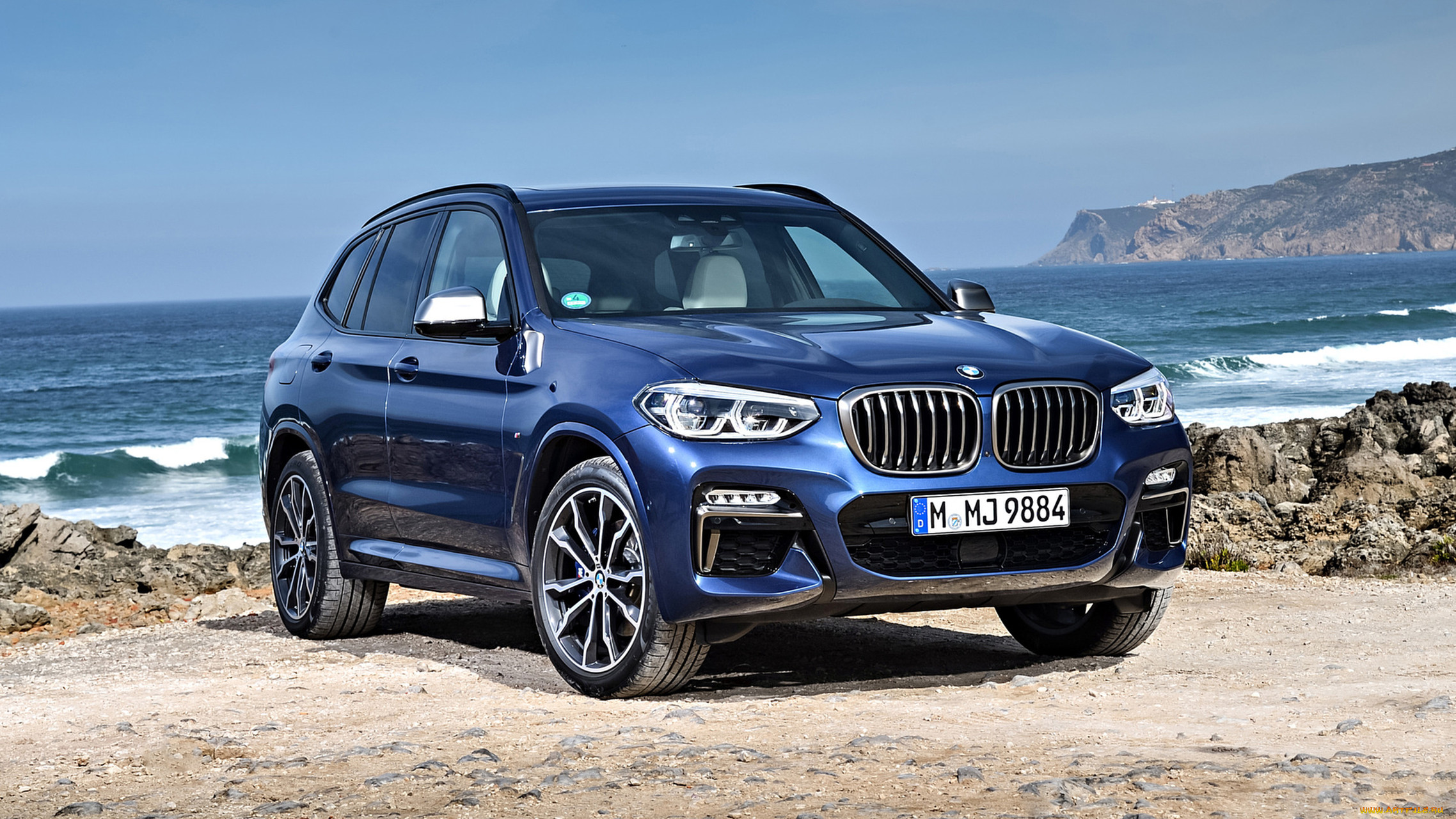 bmw x3 m40i 2018, , bmw, m40i, 2018, blue, x3